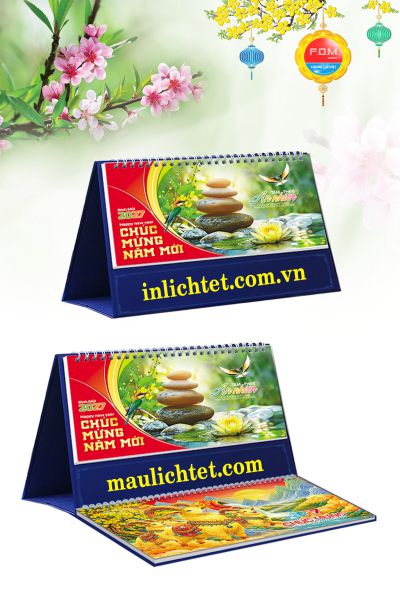 In Lịch để bàn 13 tờ Sống Đẹp Mỗi Ngày