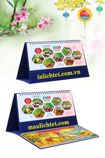 In Lịch để bàn 13 tờ Sức Khỏe Cuộc Sống