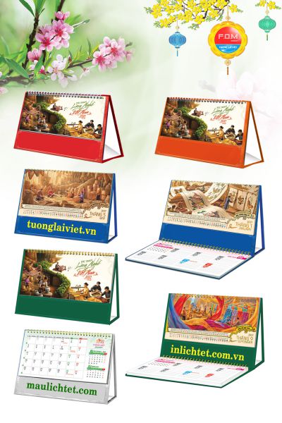 In Lịch để bàn 15 tờ Công Nghệ Cuộc Sống