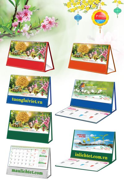 In Lịch để bàn 15 tờ Gieo Mầm Tài Lộc