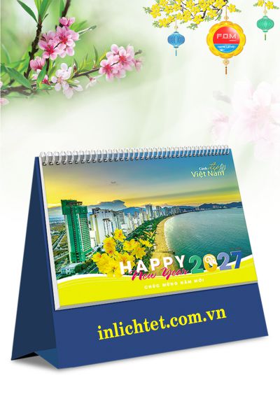 In Lịch bàn đứng Cảnh Đẹp Việt Nam