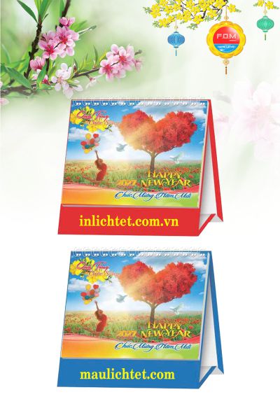 In Lịch bàn đứng Quà Tặng Cuộc Sống