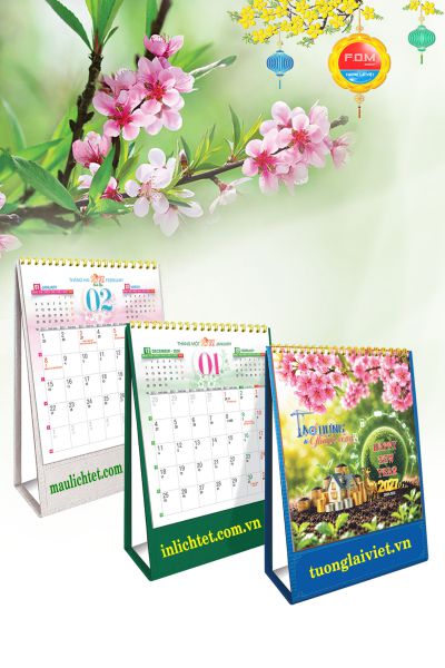 In Lịch để bàn đứng Thành Công Cuộc Sống